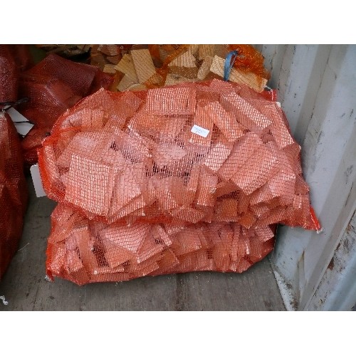 433 - TWO LARGE NETS OF FIREWOOD OFFCUTS