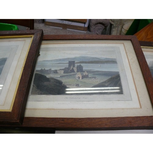 54 - SEVEN FRAMED AND GLAZED PRINTS OF SCOTTISH LANDSCAPES.