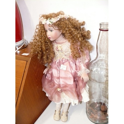 445 - LARGE COLLECTABLE DOLL