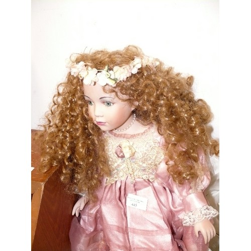 445 - LARGE COLLECTABLE DOLL