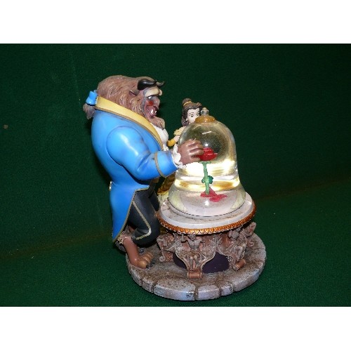 3 - VINTAGE DISNEY BEAUTY AND THE BEAST SNOW GLOBE.