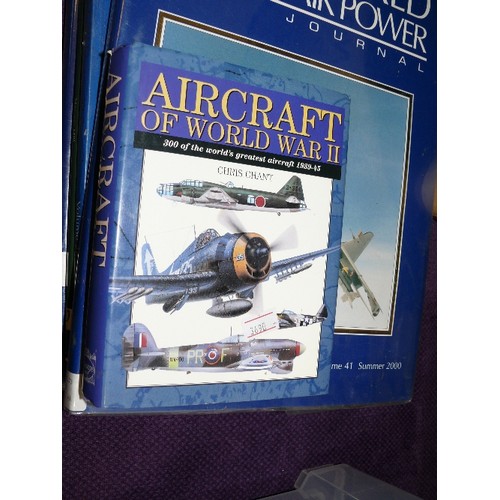 133 - SELECTION OF BOOKS AND DVDS ABOUT AIRCRAFTS AND BATTLESHIPS.