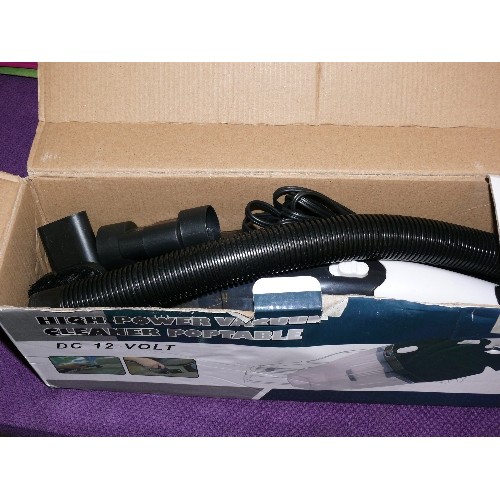 140 - HIGH POWERED HAND HELD VACUUM CLEANER