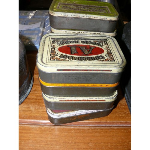 211 - TEN TOBACCO TINS