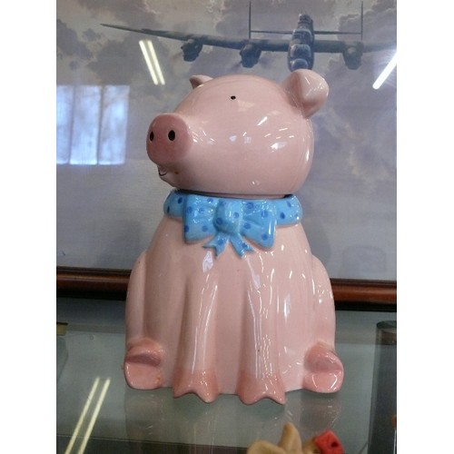 148 - LARGE CERAMIC PIG MONEYBOX