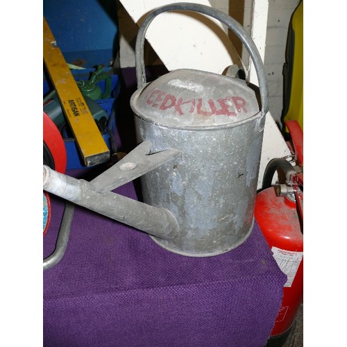 157 - GALVANISED WATERING CAN