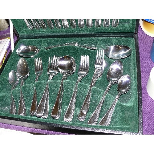 190 - CANTEEN OF CUTLERY BY MONOGRAM