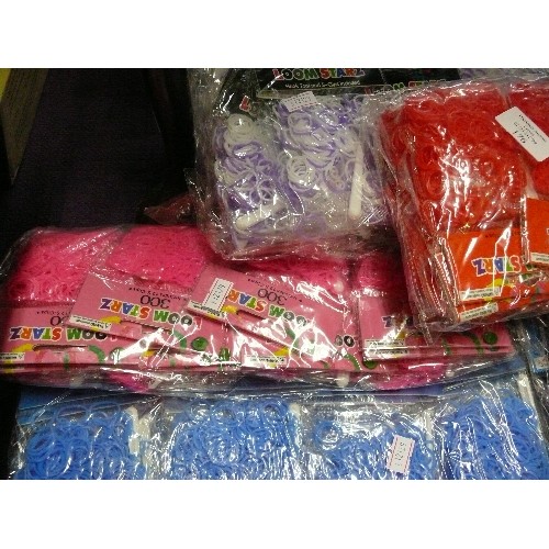 176 - LARGE SELECTION OF BRAND NEW PACKETS OF LOOM BANDS.