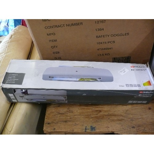 409 - BOXED MONOLITH A3 LAMINATOR.