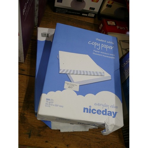 437 - TWO PACKS OF COPY PAPER BY NICEDAY.