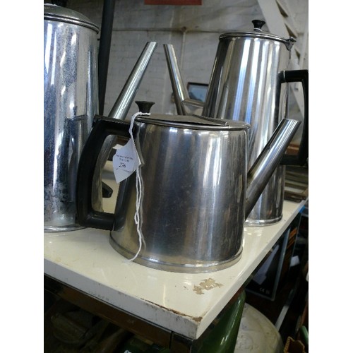 236 - SMALL STAINLESS STEEL TEAPOT