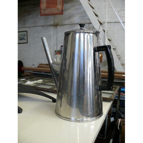 234 - LARGE STAINLESS STEEL TEAPOT