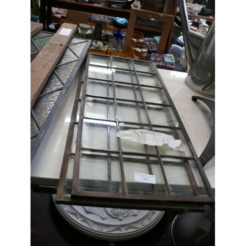 201 - TWO COPPER FRAMED WINDOW 10