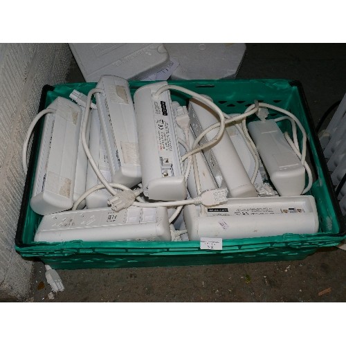 248 - LARGE CRATE OF DESKTOP POWER PACK UNITS.