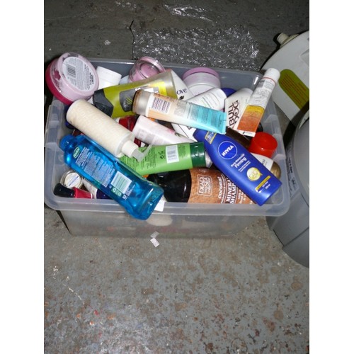 253 - LARGE BOX OF MIXED TOILETRIES