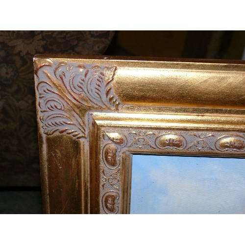 172 - LARGE GILT FRAMED OIL PAINTING