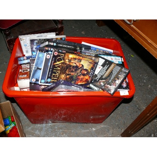 280 - LARGE BOX OF MIXED DVDS