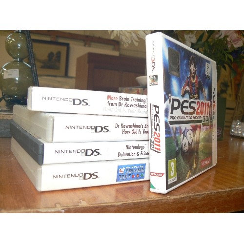 385 - SIX DS NINTENDO GAMES - COOKING MAMA, DALMATION AND FRIENDS ETC.