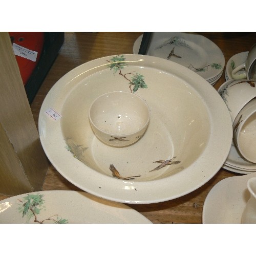 395 - PART DINNER SET 'THE COPPICE', ROYAL DOULTON.