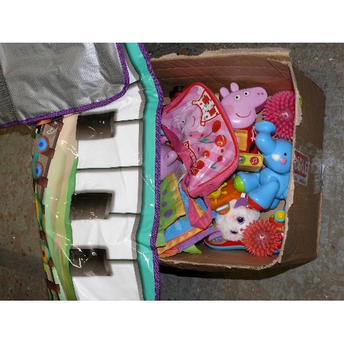 304 - BOX OF BABY AND CHILDRENS TOYS