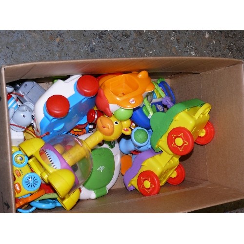 308 - BOX OF BABY TOYS