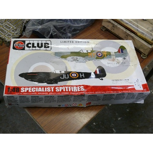 314 - AN AIRFIX CLUB SPITFIRE MODEL MAKING KIT - COMPLETE.