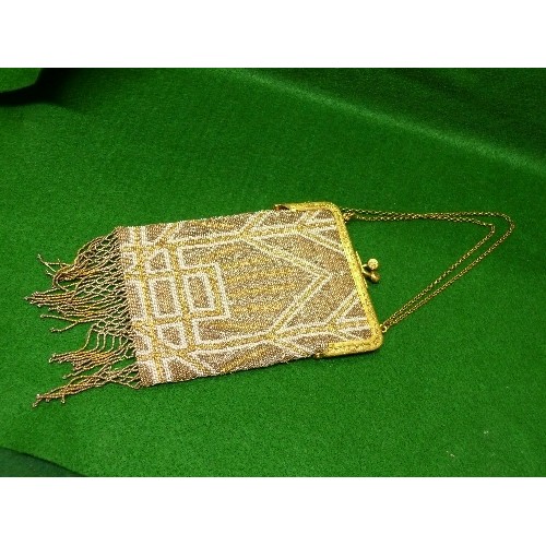 316 - LADIES VINTAGE BEADED HANDBAG