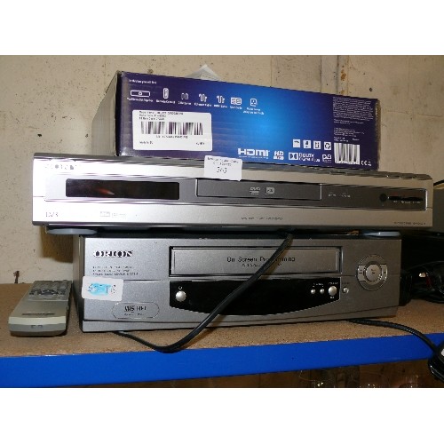 363 - A SONY DVD RECORDER AND A BT SET TOP BOX.