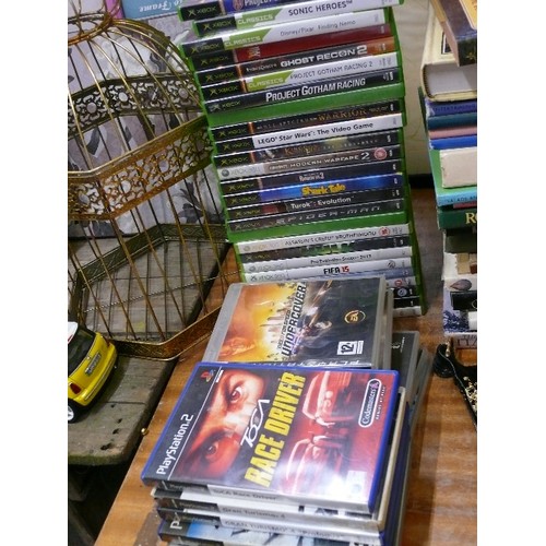 455 - X BOX GAMES (26)  -  SONIC HEROES, PROJECT GOTHAM RACING 2,  SHARK TALE, ASSASSIN'S CREED, FIFA 15 E... 