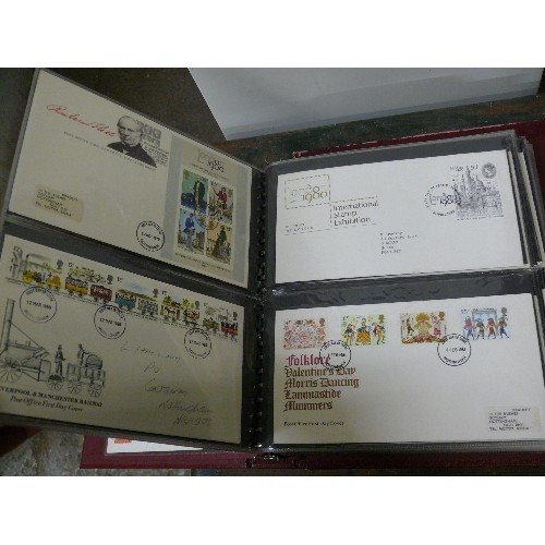 391 - ALBUM OF 80 DIFFERENT FIRST DAY COVERS 1964-2006.