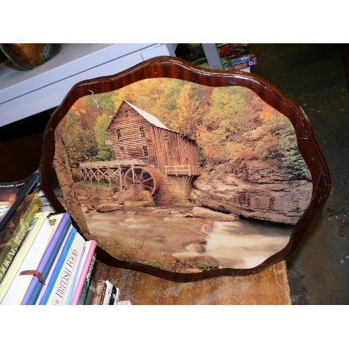 462 - WATER MILL PHOTO WALL PLAQUE - ALPA PLAQUES.