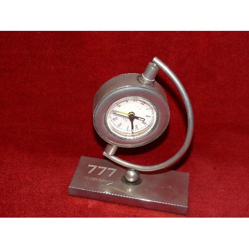 69 - UNUSUAL BRITISH AIRWAYS 777 QUARTZ CLOCK.