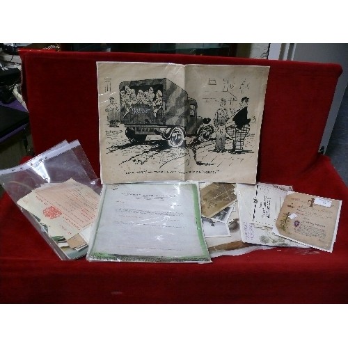 80 - QUANTITY OF EPHEMERA - POSTCARDS, LETTERS, PHOTOS, CERTIFICATES ETC.