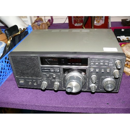 81 - RADIO HAM YAESU FRG 7700 COMMUNICATIONS RECEIVER.