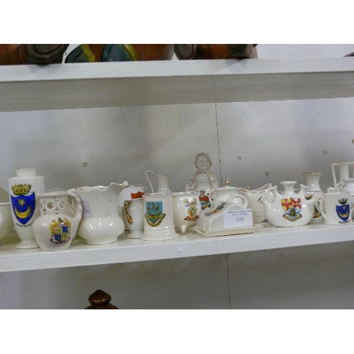 100 - LARGE COLLECTION OF CREST WARE.