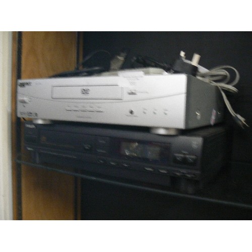 331 - AN APEX DIGITAL AD1100 DVD PLAYER AND A PHILLIPS CD210 CD PLAYER.