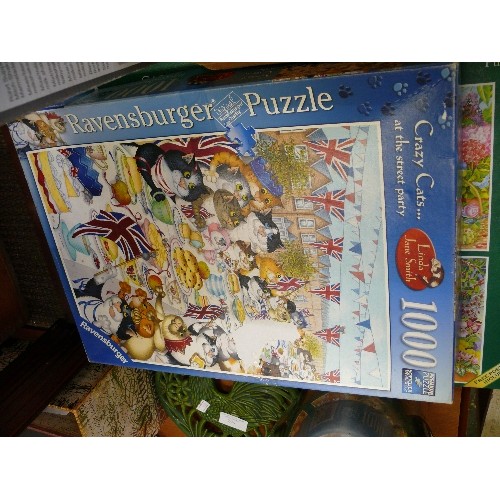 292 - A SELECTION OF GOOD QUALITY JIGSAWS.