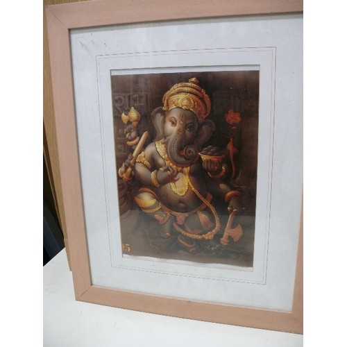 432 - GANESHA PRINT, FRAMED.