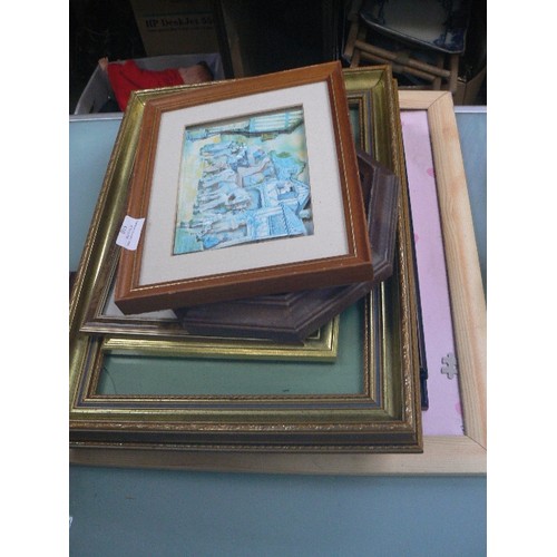 510 - COLLECTION OF VARIOUS PICTURES AND FRAMES.