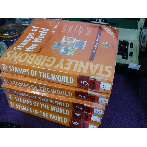 151 - STANLEY GIBBONS OF THE WORLD 2013 EDITION CATALOGUES, VOLUMES 2-6.