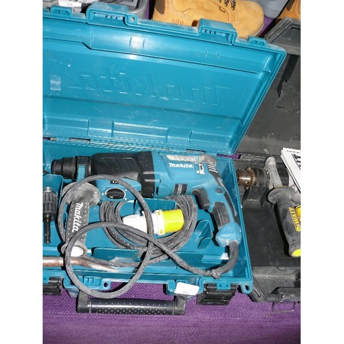 186 - CASED MAKITA HR2630 DRILL 110 VOLT.