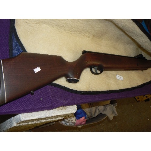 105 - A WEBLEY ECLIPSE .22 AIR RIFLE WITH CASE.