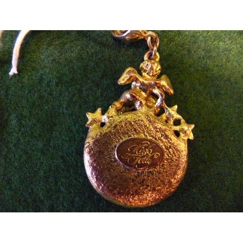 17 - FINEST NEW YORK USA FASHION 'KIRKS FOLLY' FANTASY FAIRY MAGIC MOON  PENDANT.