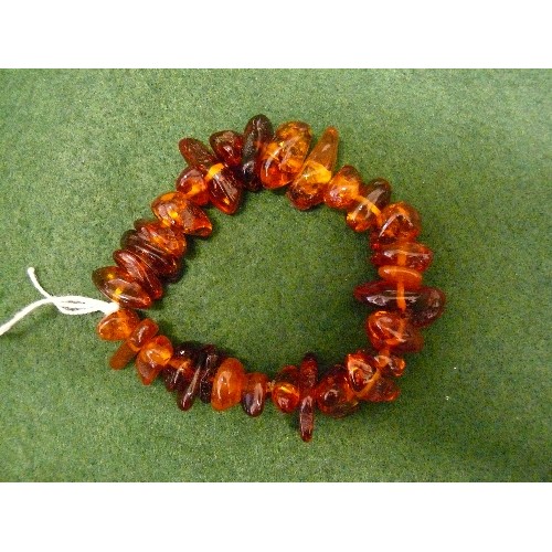 26 - HONEYCOMB AMBER BRACELET