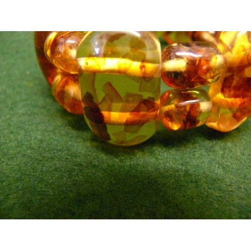 27 - HONEYCOMB AMBER BRACELET