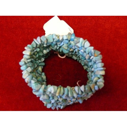 37 - TIBETAN TURQUOISE BRACELET