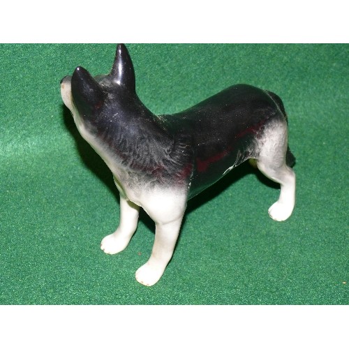 9 - SYLVAC FIGURE OF A GERMAN SHEPHERD.