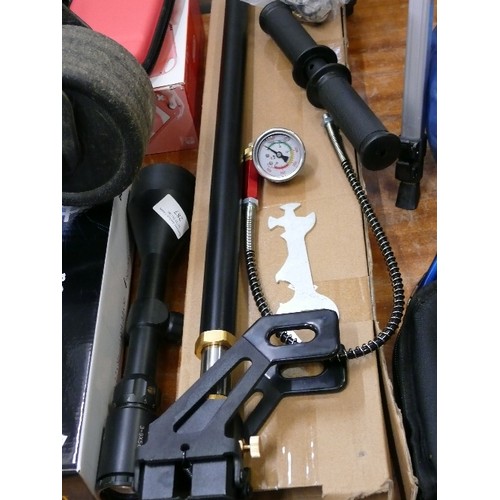 289 - PCP PUMP FOR PCP AIR RIFLES, COMPLETE KIT, UNUSED IN BOX.