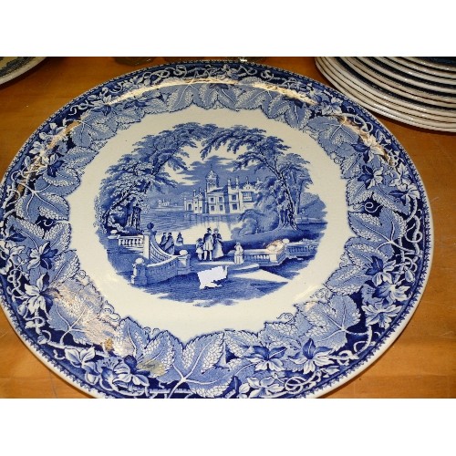 234 - LARGE QUANTITY OF MASONS VISTA DINNERWARE, SOME EARLY 20TH CENTURY.  INCLUDES LARGE TUREEN, TRIANGUL... 