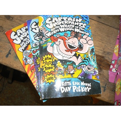 274 - SELECTION OF CAPTAIN UNDERPANTS BOOKS.